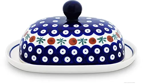 Bunzlauer Keramik Butterdose oval für 250g von Bunzlauer Keramik