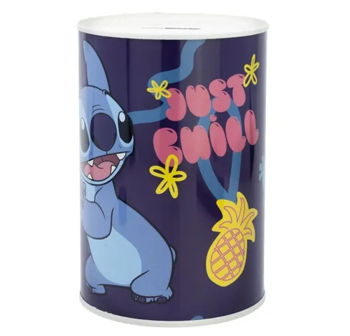 Stitch Spardose aus Metall