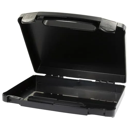 WETEC Kunststoffkoffer, ESD, Abmessung Innen L x B x H 240 x 170 x 42 mm K 2001 ESD (Werkstattkoffer Werkzeugkoffer Kleinteile)