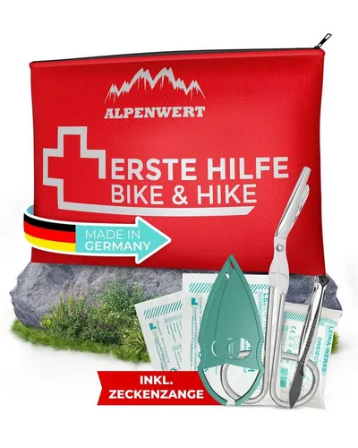 Alpenwert Erste-Hilfe-Set Erste-Hilfe-Set Traveller DIN 13167, Erste Hilfe Set Outdoor