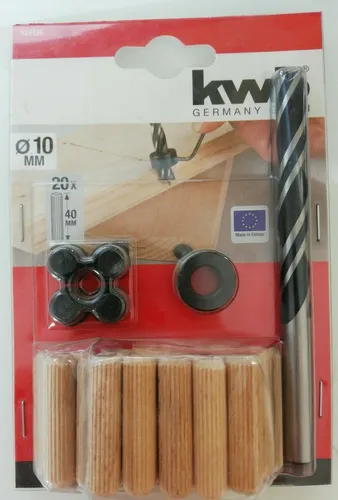 kwb DIY Holzbohrer + Dübelsatz 25+4+1+1 - 10mm