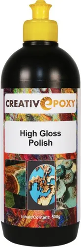 High Gloss Polish 500 g - Hochglanzpolitur - Basteln: Perfekte Hochglanzpolitur für ein makelloses Finish, ideal für Hand- und Maschinenverarbeitung bei 15 – 25°C.