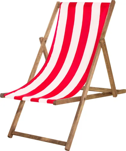 Liegestuhl Gartenliege Klappstuhl aus Holz imprägniert klappbar Relaxliege Campingstuhl Strandstuhl Buchenholz