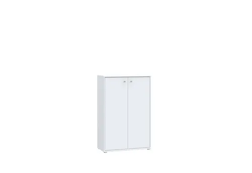 freiraum Hochkommode TEMPRA2, 2 Türen, 2 Schübe, in Weiss