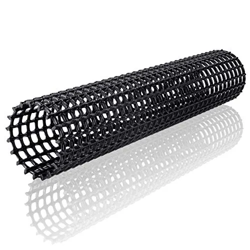 HAPPYKOI Siebrohr Filtersiebrohr L= 1 m / Ø110 mm Koi Teich Filter Gitterrohr für Filtermedien - Farbe: schwarz (100)