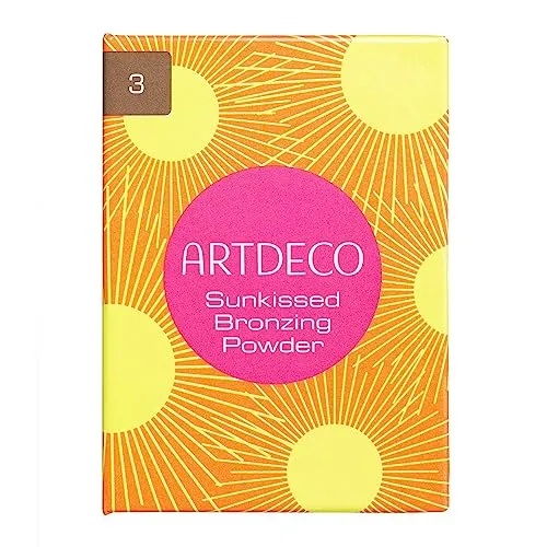 ARTDECO Sunkissed Bronzing Powder – Zart gebräunter Teint & natürliche Ausstrahlung – Kompaktpuder mit seidiger Textur – 1 Stück
