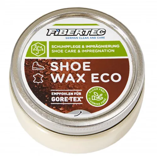 FIBERTEC Shoe Wax Eco - Farbloses Schuhwachs für Leder - Hochwirksame Schuhpflege für Leder, die tiefenwirksam imprägniert und wasserabweisend ist. Ideal für Schuhe, Taschen und mehr. Umweltfreundlich und Made in Germany.