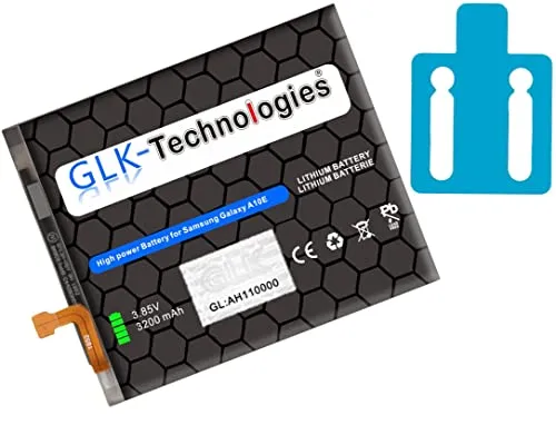 High Power Ersatzakku kompatibel mit Samsung Galaxy A10e SM-A102U | GLK-Technologies Battery | accu | 3200 mAh Akku | inkl. 2X Klebebandsätze