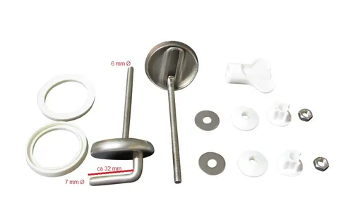 Befestigungs für Scharniere Set WC Sitz Toilettensitz Sanwood 921500