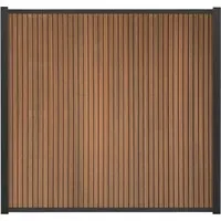 GartenLand Zaun Shadowline WPC Co-extrudiert 180x180 cm - Hochwertiges Zaunelement aus WPC, pflegeleicht und umweltfreundlich, bietet moderne Optik mit edlen Schattenfugen. Ideal für stilvolle Gartengestaltung.