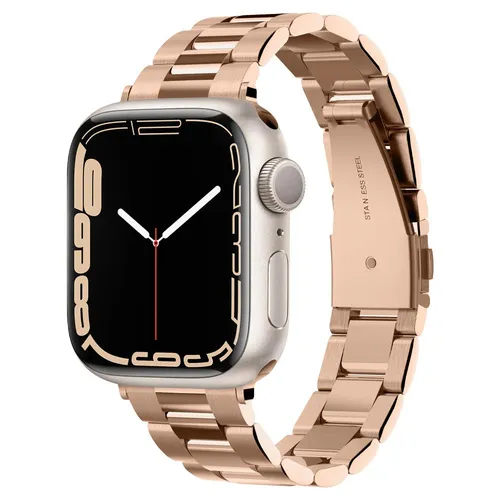 Spigen Modern Fit Band für Apple Watch - Rose Gold Edelstahlarmband - Multimedia, Wearables, Uhrenarmband - Hochwertiges Edelstahlarmband für Apple Watch Series 38, 40, 41 mm, stilvolles Design und langlebige Qualität.