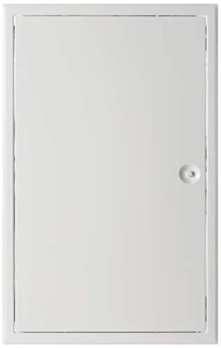 Upmann Revitür Softline sv 300x600 RAL9016 mit Vierkantverschluss - Revisionsklappe aus hochwertigem Metall, ideal für einfachen Zugang zu Installationen und Wartungsarbeiten.