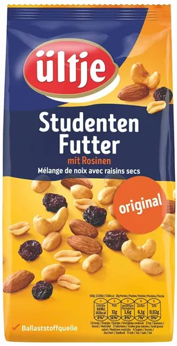 Ültje Studentenfutter original, mit Rosinen, 1kg von Ültje