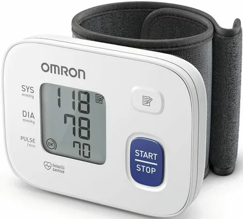 OMRON RS1 Automatisches Handgelenk-Blutdruckmessgerät - klinisch validiert, präzise Messwerte für Handgelenke 13,5-21,5 cm, ideal für unterwegs und komfortabel in der Anwendung
