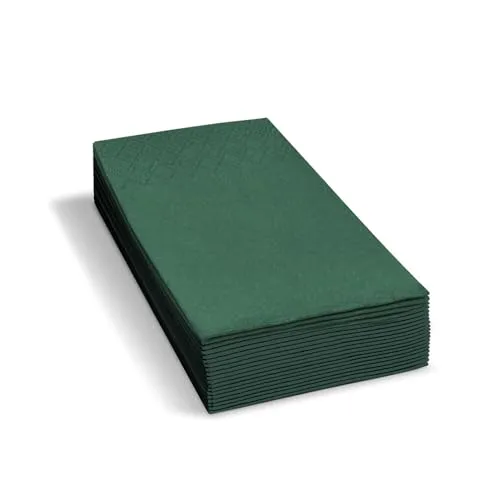 VEPATIM 250 Servietten 33 x 33 cm 1/8 -Kopffalz 2-lagig dunkelgrün