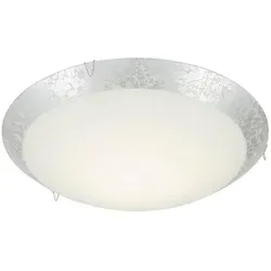Briloner LED Deckenleuchte Silber rund Ø30cm 8,4W 900lm Neutralweiß 4000K - Silber