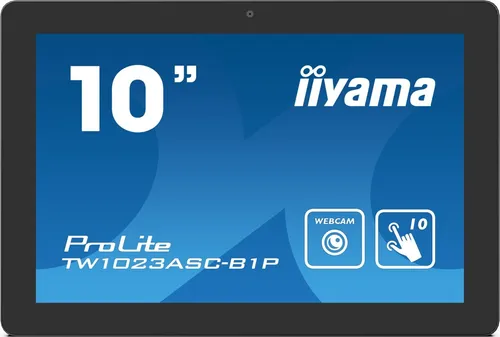iiyama ProLite TW1023ASC-B1P - 10 Zoll Touch-Display, 385 cd/m² Helligkeit, Android, ideal für interaktive Raumbuchungen und digitale Werbung