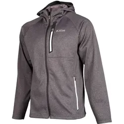Klim Alpha Hoodie, Funktionsjacke - Grau/Weiß - L