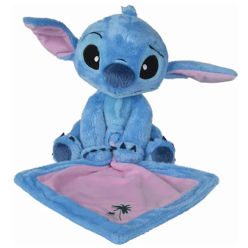 Stitch 25Cm Plüsch Mit Decke Langhaar Disney Lilo Und Stitch Kinder Ab 0 +