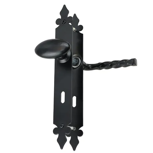 Türklinke - Türknauf  72 Türknaufgarnitur Tüdrücker Langsschild für Schlüssel