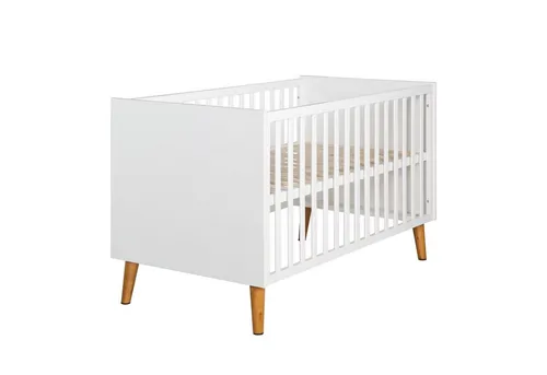 roba® Babybett Babybett roba MICK BHT 142x85x76 cm weiß Kinderbett Sprossenbett