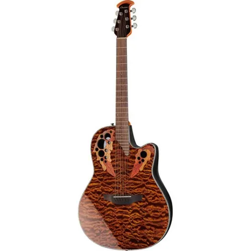 Ovation Celebrity Elite Plus CE4 B-Stock - B-Stock Westerngitarre mit Cutaway, selektierte Wölkchenahorn Decke und eingebautem Stimmgerät für perfekte Klangkontrolle.