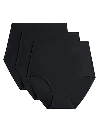 Chantelle Softstretch 3er-Pack | Nahtlose & Nicht Abzeichnende Slips mit Hoher Taille - Funktionsunterwäsche: Ultrabequeme Slips, die sich perfekt anpassen und unter enger Kleidung unsichtbar bleiben – ideal für Größen 36 bis 44.
