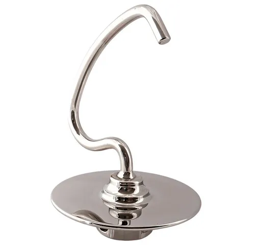 TschimmHook Edelstahl Knethaken für KitchenAid - Ersatzteile für Küchenmaschinen: Robuster Knethaken aus Edelstahl für perfekte Teigmischung, ideal für Hefeteig, Nudelteig und mehr. Made in Germany, spülmaschinenfest und langlebig.