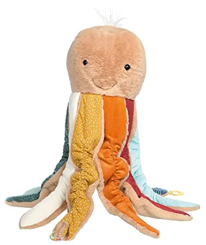 Sigikid 43218 Babyaktivspielzeug XXL, Beige/Krake - Kuscheliger Spielspaß - Stofftiere & Teddybären - Hochwertiges, langlebiges Spielzeug aus nachhaltiger Produktion, das Sicherheit und Pflegeleichtigkeit vereint.