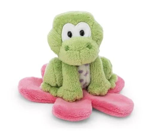 Kuscheltier Frosch Fridolin Frog auf Seerose 7cm - grün - Weiches NICI Plüschtier – niedliches Stofftier zum Kuscheln & Spielen – tolle Geschenkidee für Kinder & Erwachsene | 62280