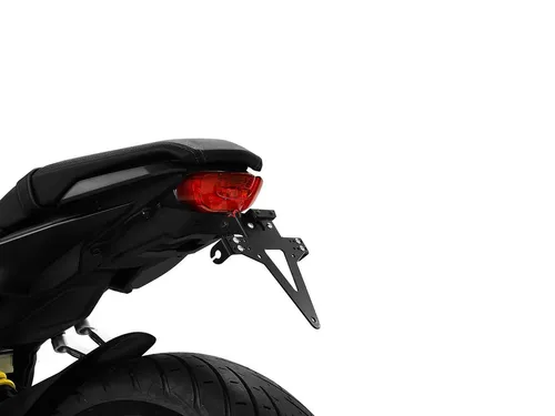 ZIEGER Kennzeichenhalter Classic Complete für Honda CB 650 R & CBR schwarz - Motorradzubehör mit stabilem Kennzeichenhalter, inklusive Montagematerial für einfache Installation und perfektem Sitz.