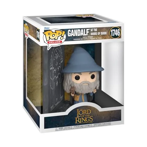 POP! Deluxe: Lord of The Rings S8 - Gandalf - Sammelfigur aus Vinyl - Chibi Figuren, ca. 9,5 cm große Vinylfigur, ideal für Sammler und perfekte Geschenkidee für Lord of the Rings Fans.