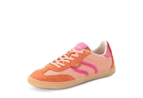 Tamaris Sneaker in Orange, Größe 40 - Stylische Sneaker von Tamaris in lebhaftem Orange, Größe 40. Bequemes Textilobermaterial und Schnürverschluss für perfekten Halt. Ideal für den Alltag und modische Akzente.