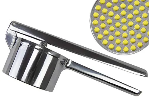 ELETTRO CENTER 412 Kartoffelstampfer, Lochdurchmesser 7 mm, Aluminium