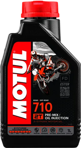 MOTUL 710 2T Motoröl 1 Liter 2-Takt Öl ESTER JASO FD API TC Mischöl