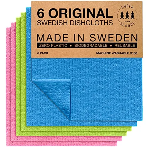 SUPERSCANDI Putzlappen im 6er Pack von SUPERSCANDI