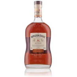 Appleton Estate Reserve Blend 8 Years Old - Hochwertiger Jamaica Rum - Rum, mindestens 8 Jahre gereift, mit komplexen Aromen von Vanille und Karamell. Ideal zum pur Genießen oder für außergewöhnliche Cocktails. 1 Flasche, 0,7 l, 43 % Vol.