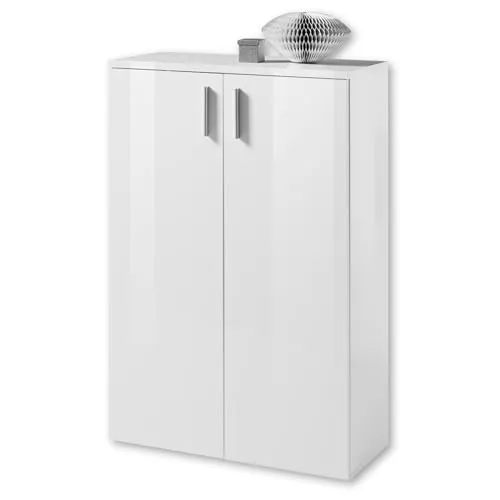 Stella Trading Schuhschrank Weiß Hochglanz