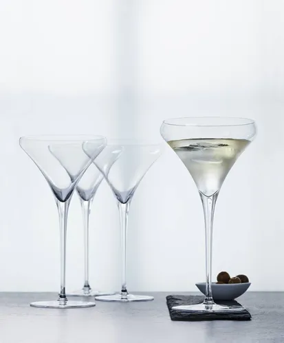 Spiegelau Martini Gläser 310 ml - 4 Stück, Willsberger Anniversary - Martinigläser aus feinstem Kristallglas, spülmaschinenfest und ideal für stilvolle Cocktails bei festlichen Anlässen.