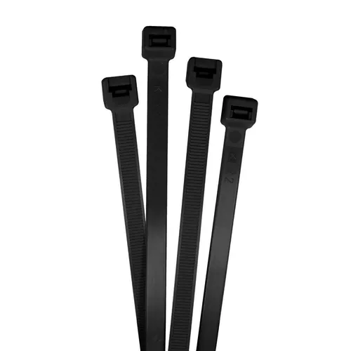 100x Kabelbinder 430 x 9mm Schwarz 80kg PA6.6 Polyamid Industriequalität