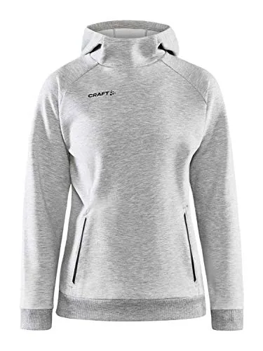 Craft Kapuzenpullover Hoodie Core Soul - Badmintonbekleidung Damen, bequemer Hoodie aus weicher Baumwoll-Polyestermischung mit komfortabler Passform und praktischen Taschen für optimalen Tragekomfort.