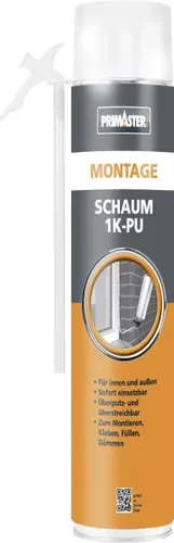 Primaster Montageschaum 1K Beige 750ml Pistolenschaum Bauschaum Pistole