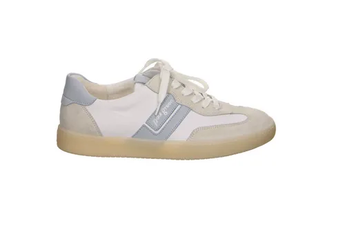 Paul Green 5437 Sneaker aus Leder und Textil in Beige/Braun - Größe 43 - Stylische Sneaker mit Obermaterial aus Veloursleder und Textil, ideal für den Alltag. Bequeme Schnürung und Gummisohle bieten optimalen Tragekomfort.