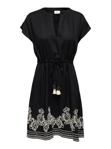 pieces Sommerkleid -JDY Midikleid mit Stickerei