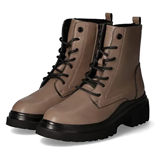Tom Tailor Damen Stiefelette 4295201 in Hazel, 39 EU - Wanderschuhe mit blockabsatz und stylischem Design, ideal für den Herbst-Winter 22. Bequem und modisch für jeden Anlass.