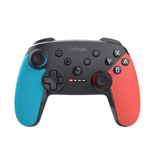 Trust Gaming GXT 1246B Muta Bluetooth Controller - Controller für Nintendo Switch mit 15h Spielzeit, Dual-Shock-Vibration und kabelloser Bluetooth-Verbindung für ein intensives Gaming-Erlebnis.
