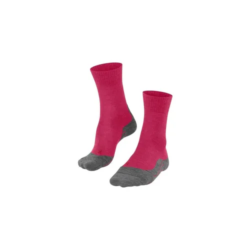 Falke TK5 Wander Damen Trekking Socken rose/grey (8560) 37-38 - Trekking- und Wandersocken für Frauen, mit 3-Lagen-Konstruktion für optimale Feuchtigkeitsregulierung und perfekte Passform, ideal für schmale Füße und alle Wetterbedingungen.
