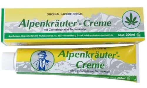 Alpenkräuter Creme mit öl Teufelskralle 2 ×200 ml – Massage & Pflege