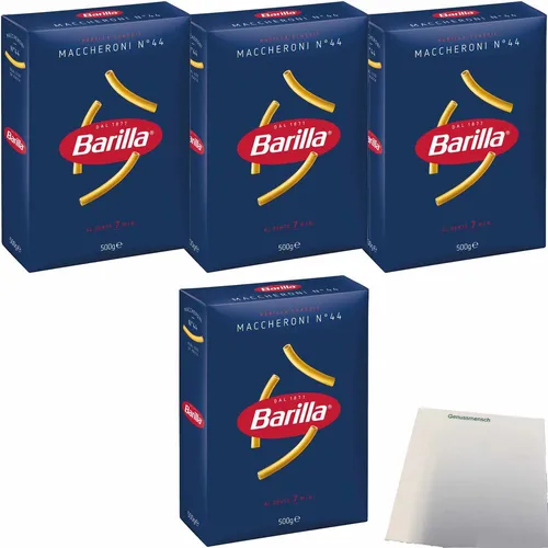 Barilla Pasta Maccheroni 4er Pack 4x500g Packung usy Block