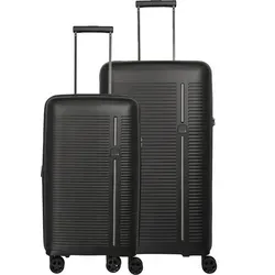 Travelite 4-Rad Koffer Set Roomer L/M - Koffer Set 2-teilig aus robustem Polypropylen, ultraleicht mit TSA Kombinationsschloss und idealer Innenaufteilung für einfache Organisation.